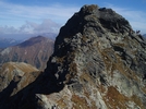 Vandring upp på Velka Kopa 2136m på Västra Tatras och Slovakiens tuffaste vandringsled